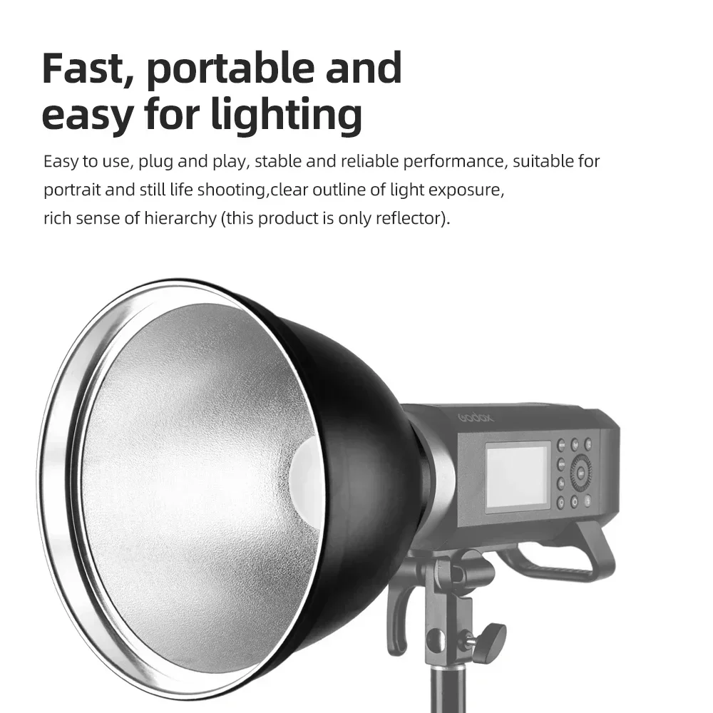 

Godox AD-R12 Длиннофокусный отражатель AD300PRO AD400Pro Специальные аксессуары — крепление Godox