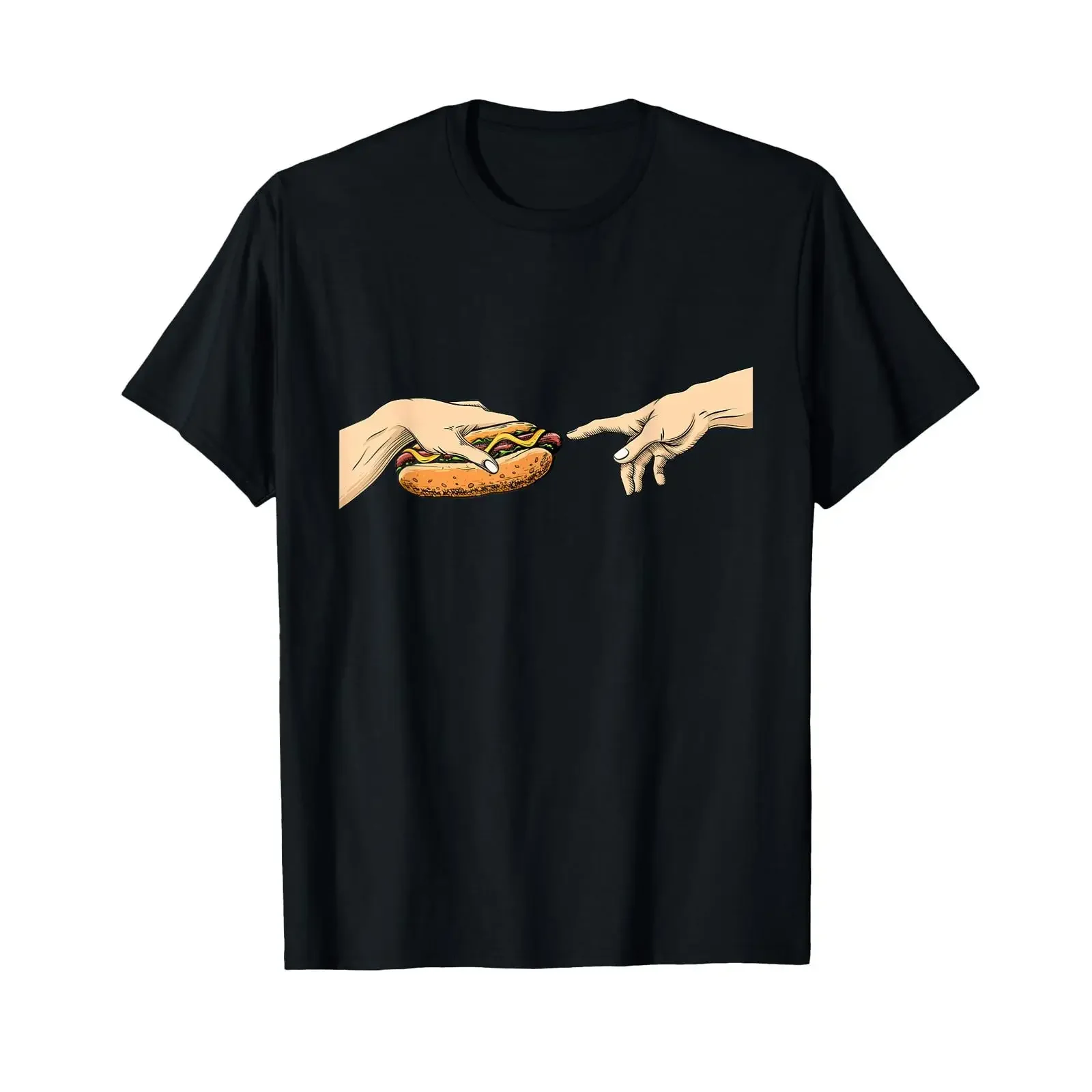 Creation of Hot Dog Lover Fast Food Wiener T Shirt for Girls Kids vintage Washed streetwear Soft Top For Everyday Wear