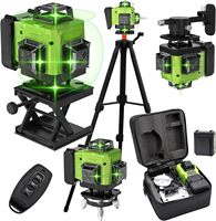 16 Lines 4D Laser Level green line SelfLeveling 360 Horizontal And Vertical Super Powerful Laser level green Beam laser level
