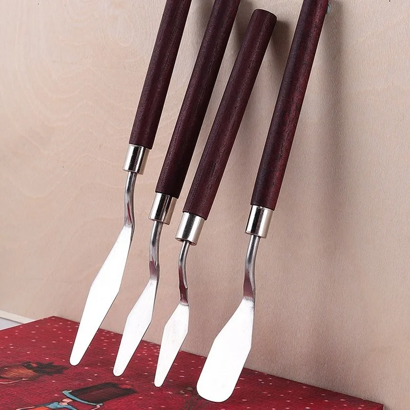 1pc Oil Acrylic Painting Knife Set Versatile Stainless Steel Spatula Palette Knife Painting Mixing Scraper Sets