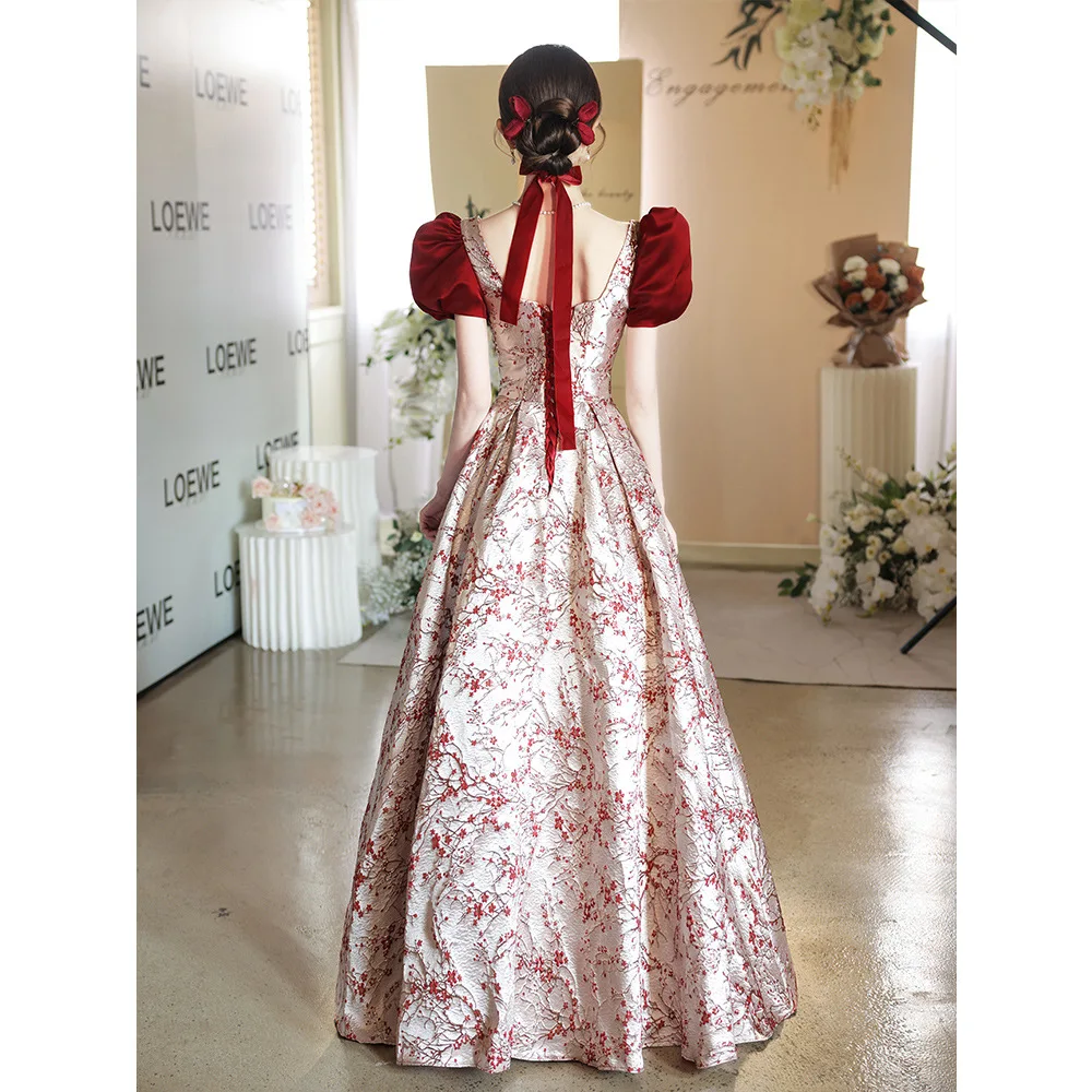 Elegant Red Off Shoulder Prom Dresses 2025 Lace Beaded Long Formal Evening Bridesmaid Party Gown Vestido Noiva Robe De Soiree