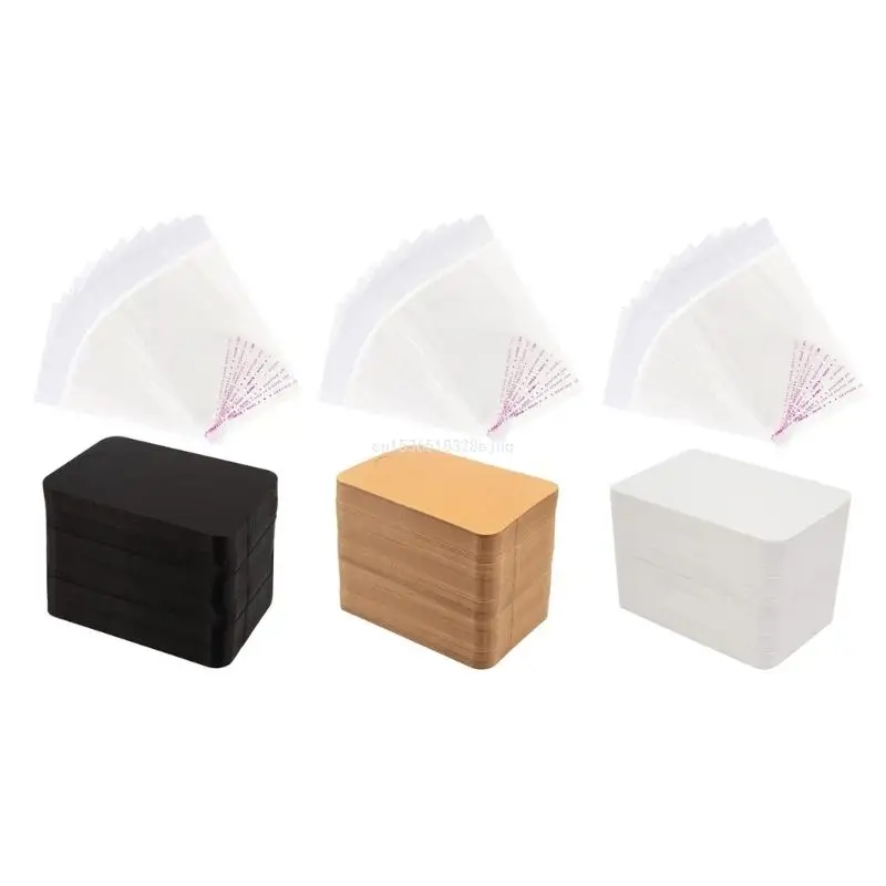 Self-sealing Bag Paper Keychain Jewelry Cards Used to Display Keychain Cards Dropship