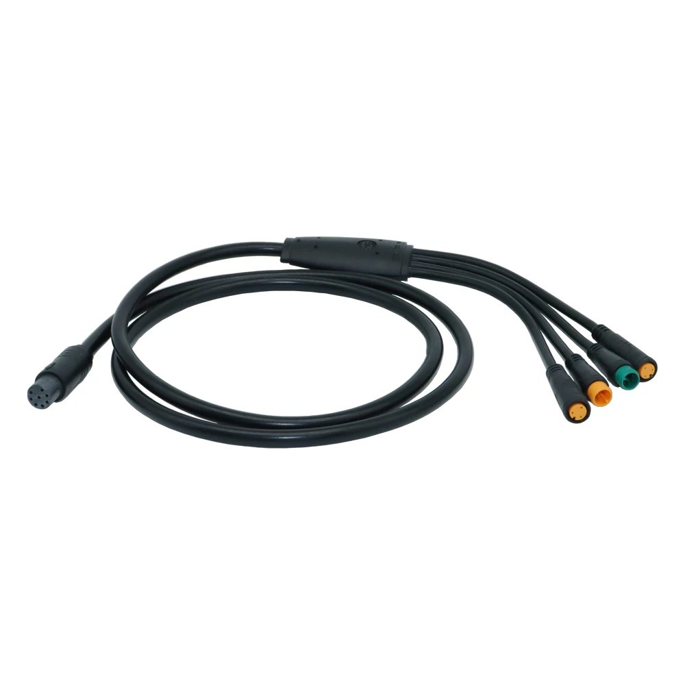 Tongsheng TSDZ2 TSDZ2B TSDZ8 Julet 1T2 1T4 Display Cable 8PIN Connector Waterproof for Tongsheng Mid Motor 6PIN 5PIN Display