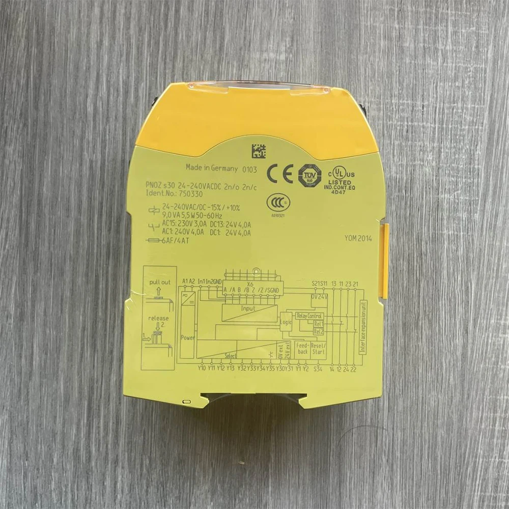 Nuovo di zecca per Pilz PNOZ s30 24-240VACDC 2 n/o 2 n/c 750330 modulo di controllo relè di sicurezza