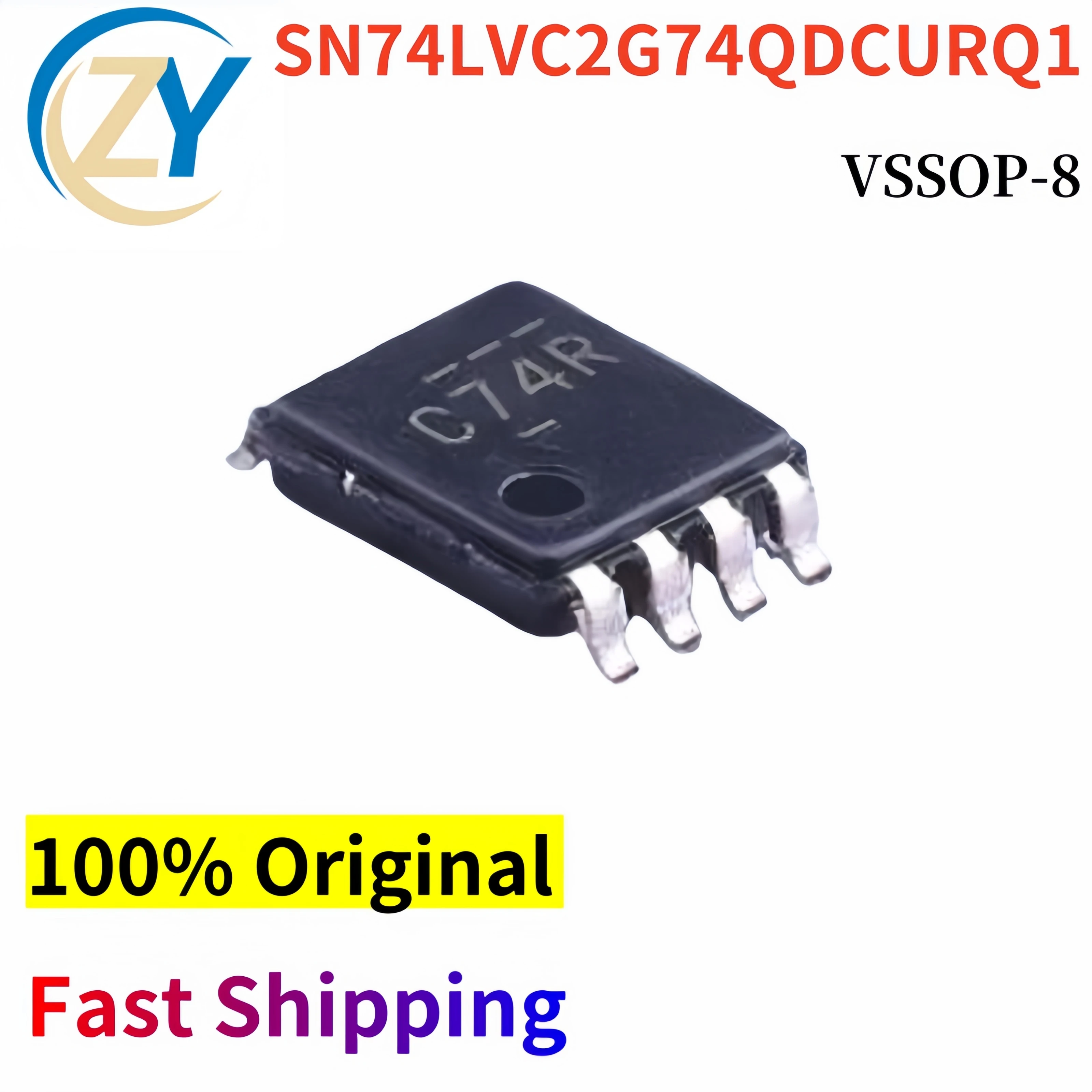 

(5pcs) SN74LVC2G74 Logic ICs SN74LVC2G74QDCURQ1 VSSOP-8 100% Original & In Stock
