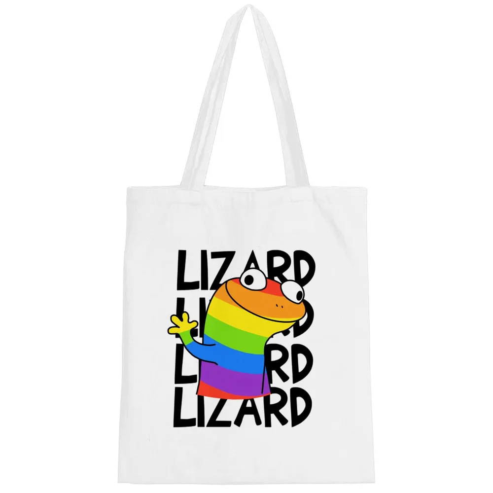 Lizard tote bag grocery shoulder  sac cabas shopping einkaufstasche woman
