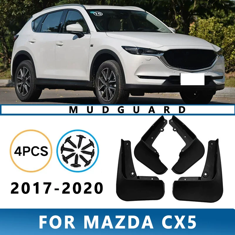 

Mud Flaps Fit for MAZDA CX5 2017-2020 2018 2019 Mudguards Tire Fenders Splash Proof Accessories Wheel Guards 4ps