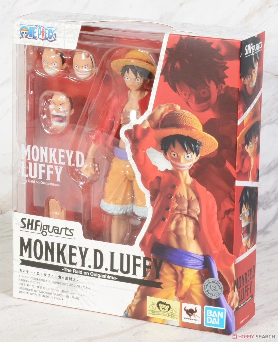 Bandai One Piece SHF Road Flying Grass Hat Ghost Island Expedition Battle can be done with a hands-on model