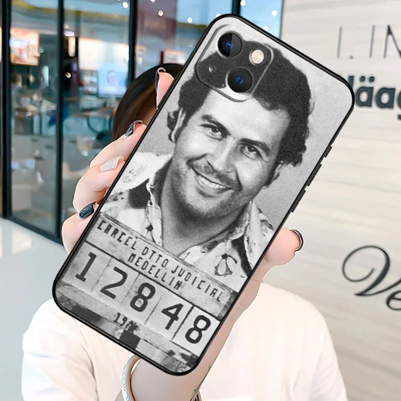 Pablo Escobar Phone Case For iPhone 13 12 Mini 11 14 15 16 Pro Max Plus X XS Max XR Cover Shell