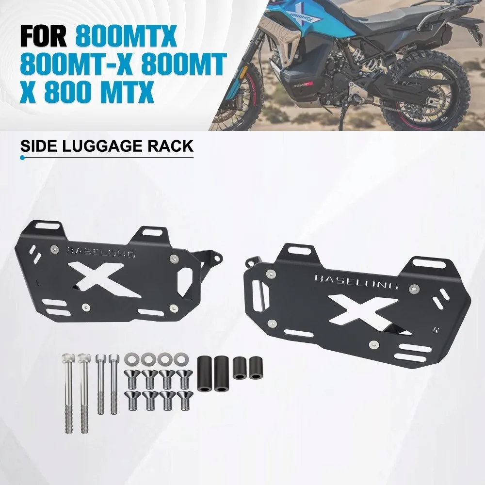 For CFMOTO 800MTX 800MT-X 800MT X 800 MTX Motorcycle Accessories Rear Luggage Rack Bracket Side Stand Saddle Bag Holder Side Bag