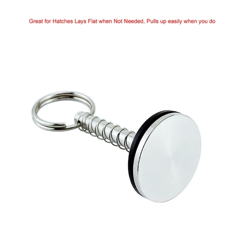 Deck Access Cover Pin, Spring Steel Marine Pull Loop Service Part