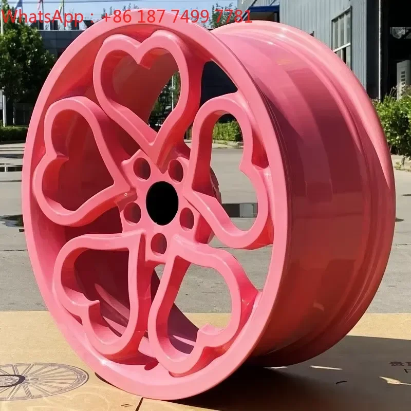 New pink Heart Car Wheels Te37 16-34 Inch 5x114.3 5x112 5x127 Custom Alloy Forged Lightweight for W205 C300 F30 E90 A4 B8 A6