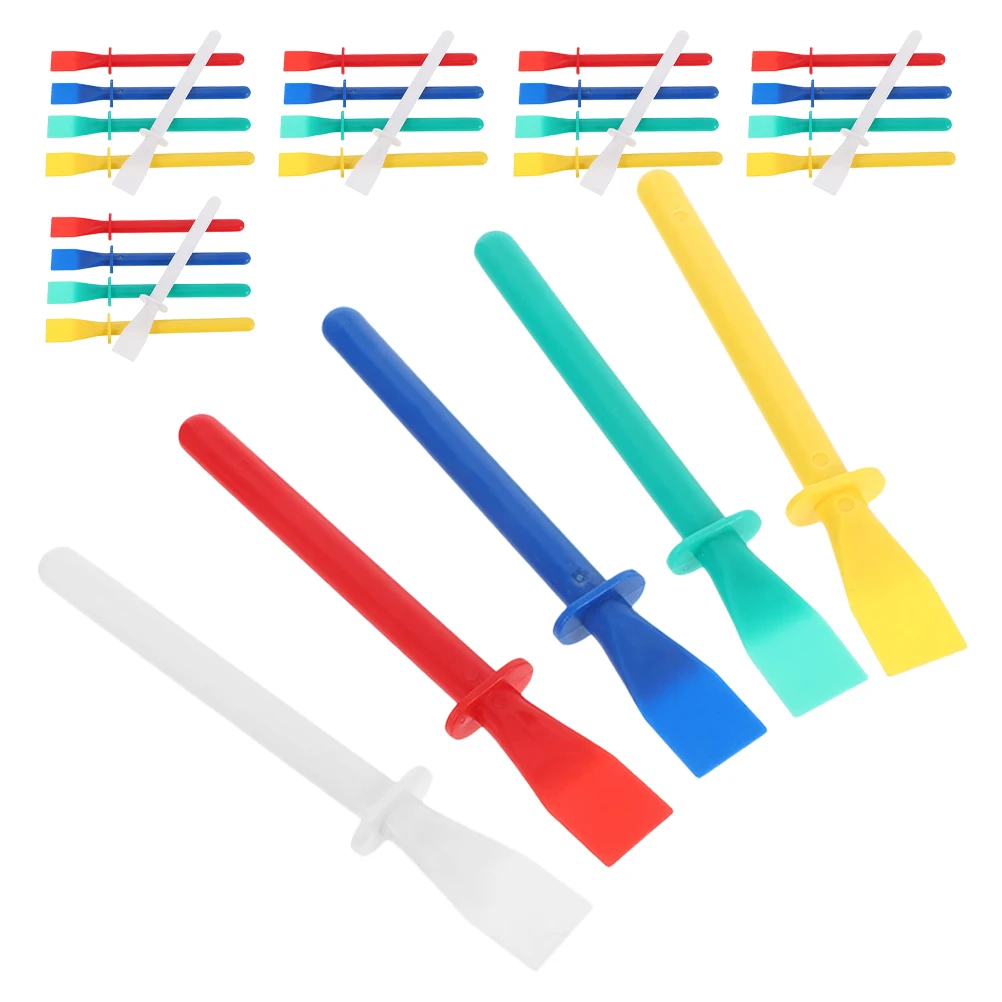 

50 Pcs Glue Tool Colored Applicator Scrapers for DIY Spreaders Handmade Scraping