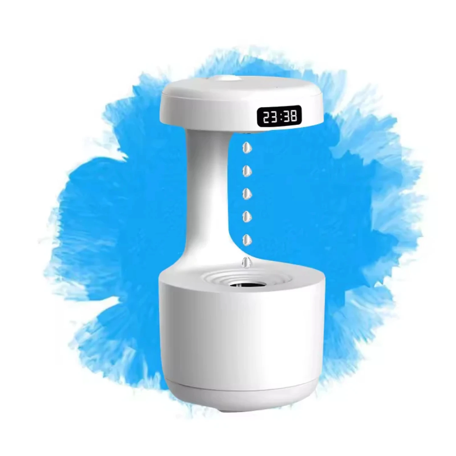 Suitable  Bedroom Air Anti Gravity Portable Ultrasonic Air Humidifier Silent Creative Drip Return Humidifier Car air freshener