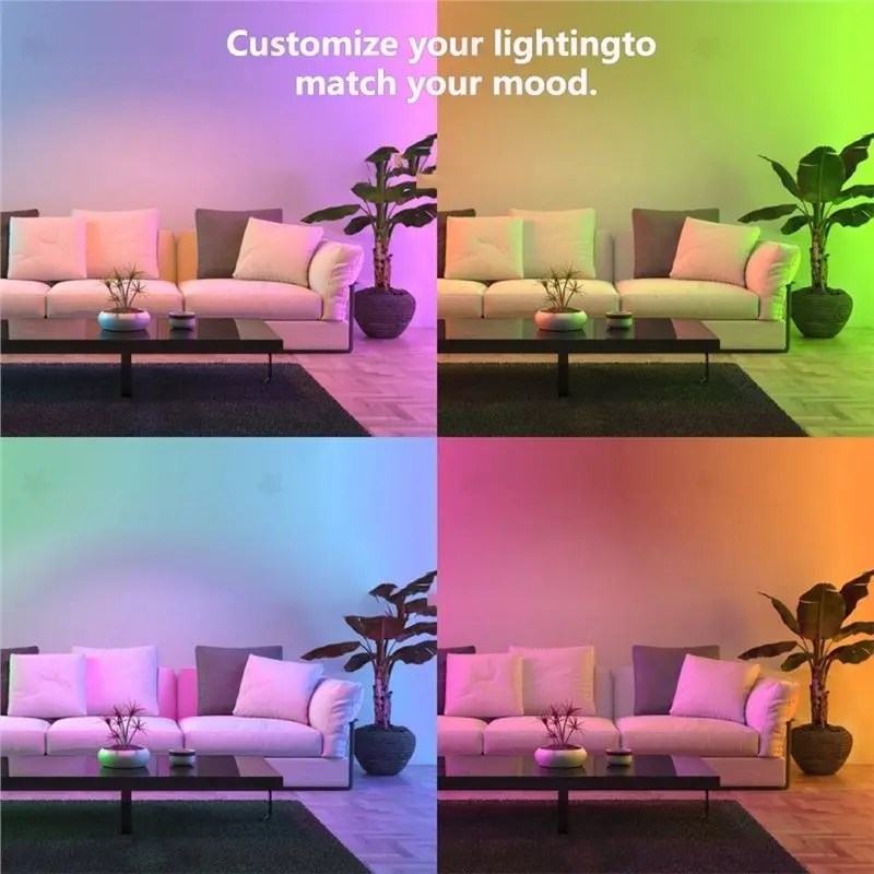 A25F-Zigbee 3.0 24W Led Ceiling Lamp Smart RGBCW Light Works With Alexa Google Voice APP Dimming Control White