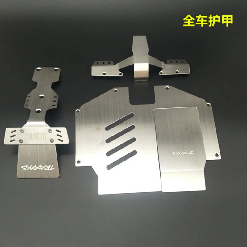 TRAXXAS TRX4M UDR Metal Chassis Armor Skid Plate Rear Axle Guard Protection Kit Heavy Duty Anti Crash OP Upgrade Parts