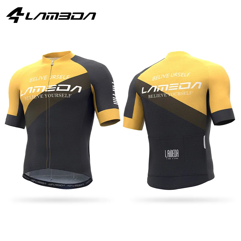 Lameda Cycling Jersey Summer MTB Cycling Jersey Breathable Short Sleeve Cycling Shirt Men's Sportswear Cycling Jersey