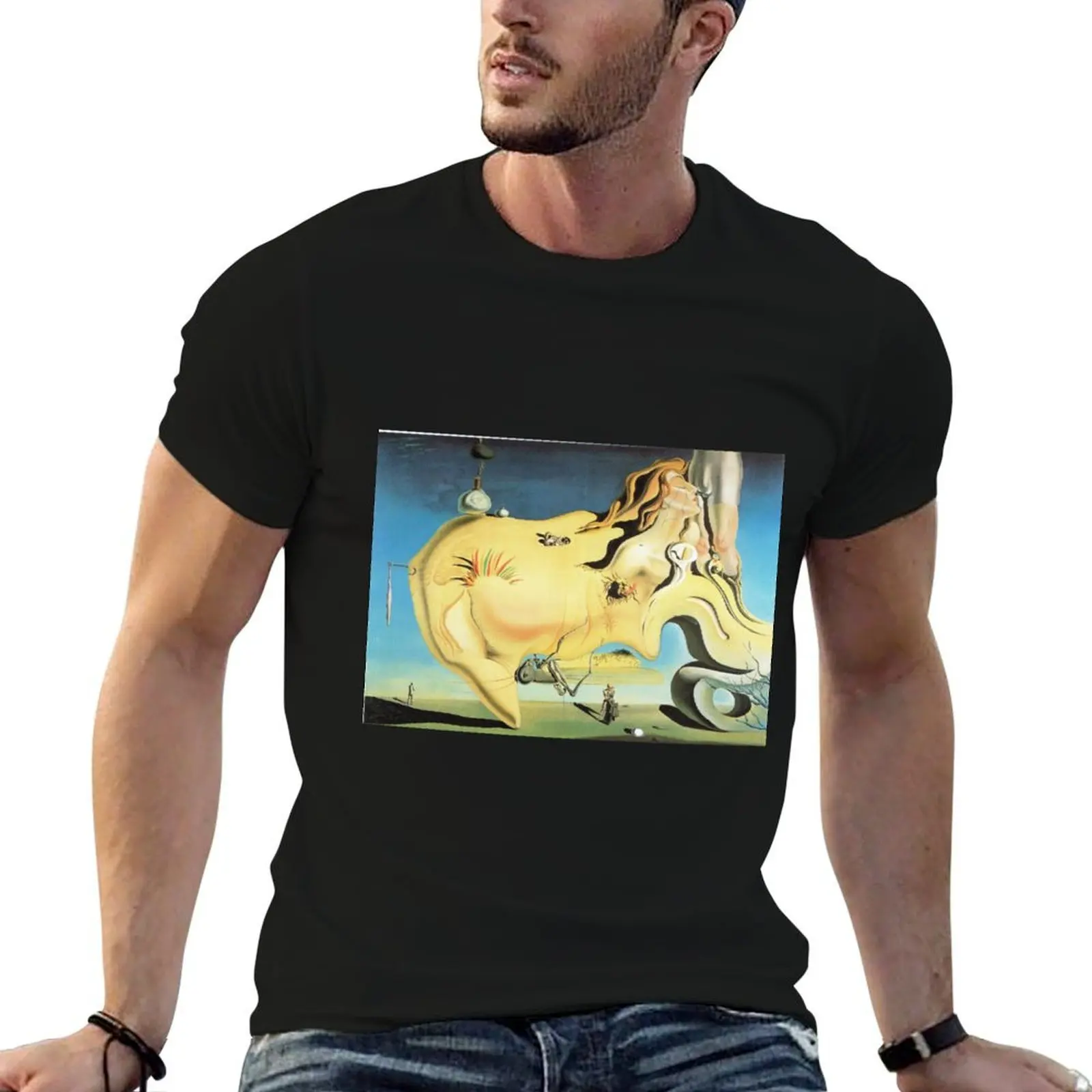 

Salvador Dali Great Masturbator Surrealism Famous Paintings T-Shirt t shirts for man graphic tees anime t shirts for man T-Shirt