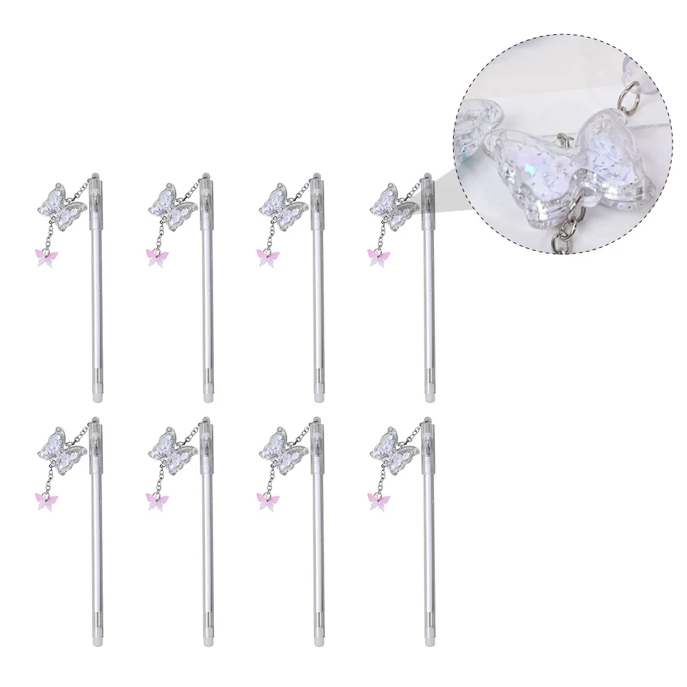 

1Set Ecofriendly Butterfly Pendant Gel Pen Practical Random Color Style Great for Daily Writing Crafting Gifts