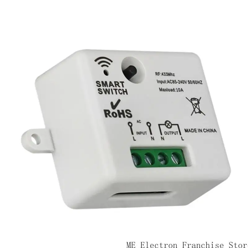 T5EA LED Switch Decoration Switch Set AC110V 220V Wireless Controls Switch للأنظمة المنزلية والزراعية