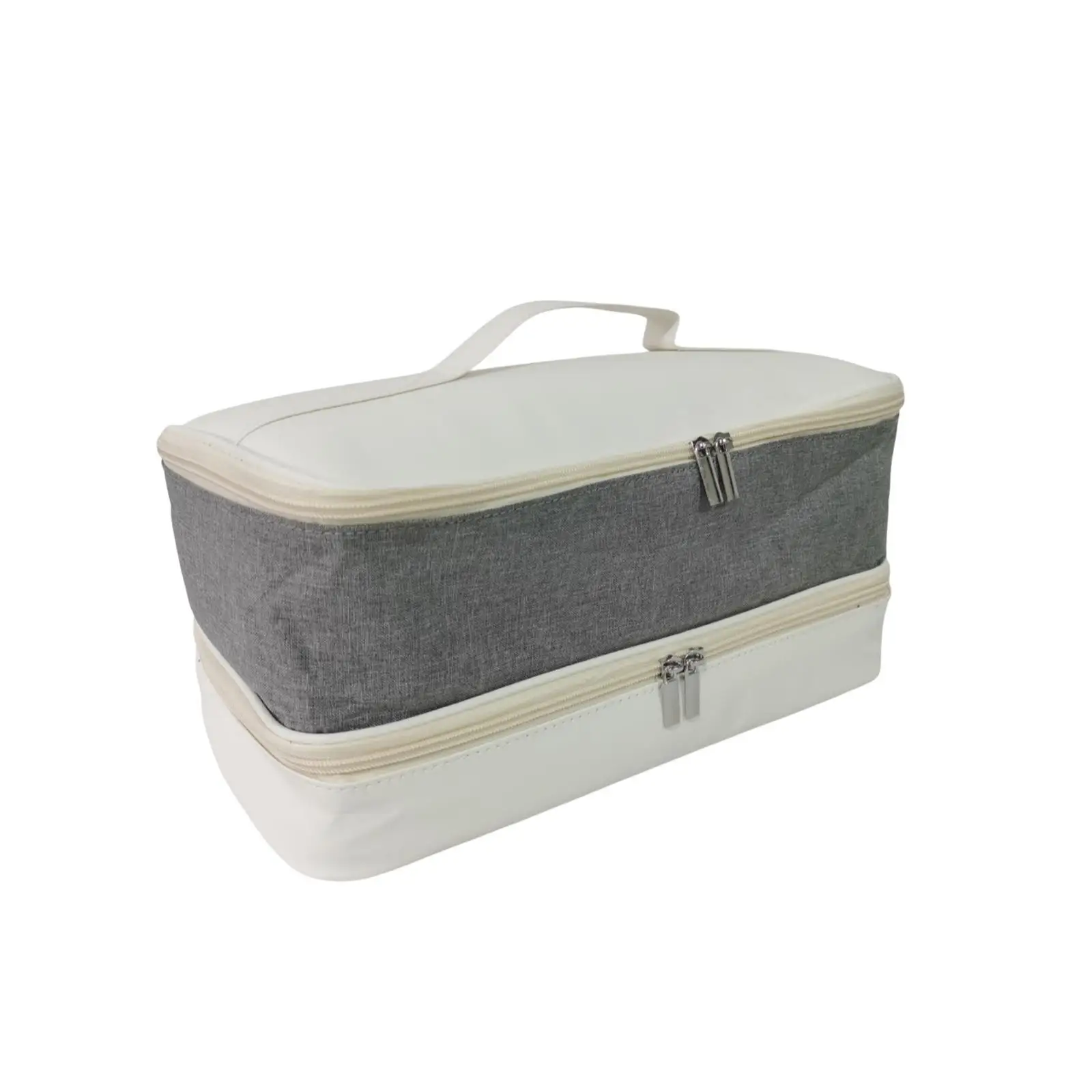 Double Layer Carrying Case with Divider Travel Hair Dryer Carrying Case