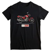 Summer Cotton Short Sleeve O-Neck Mens T Shirt New S-5XL Jawa 350, Czechoslovakia Classic Motorcycle T-Shirt graphic funny style
