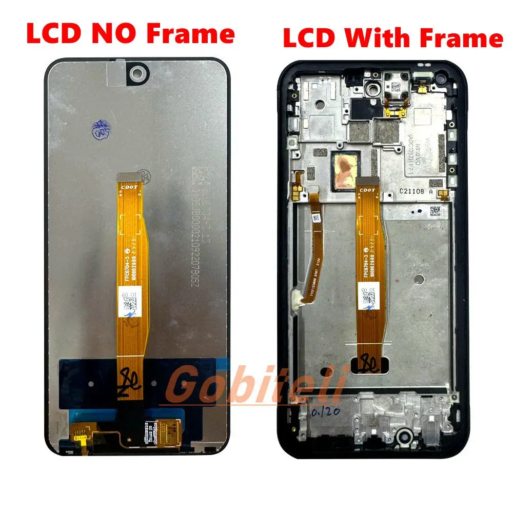 Tested LCD For Nokia XR20 LCD Display Touch Screen Digitizer Assembly For Nokia XR 20 Lcd With Frame Screen Replacement Part