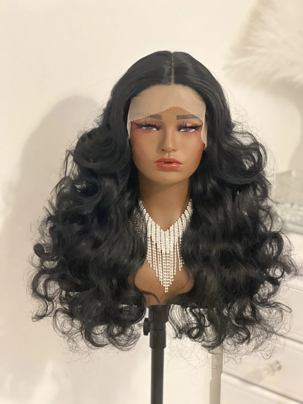 

Кудрявый парик спереди, Т-образная часть, смешанные волосы яки, бесклеевые, термостойкие, Kink Unit 5.