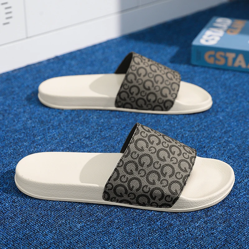 Summer Men Slippers Breathable Home-based Shoe Large Size 36-46 Indoor Outdoor Casual Non-slip Beach Shoes for Women