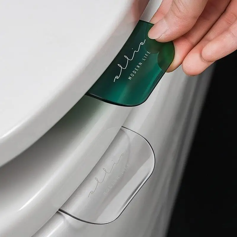 2pcs/Lot Toilet Seat Cover Handle Raise Lifters Sanitary Bathroom Organizer Avoid Touching