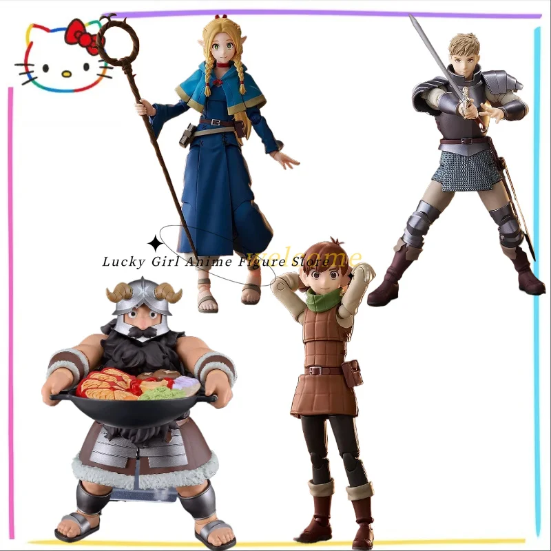 

In Stock Original GSC Figma#657 Delicious in Dungeon Warrior Senshi Chilchack Marsilla Laius Anime Mobile Model Figures Toys
