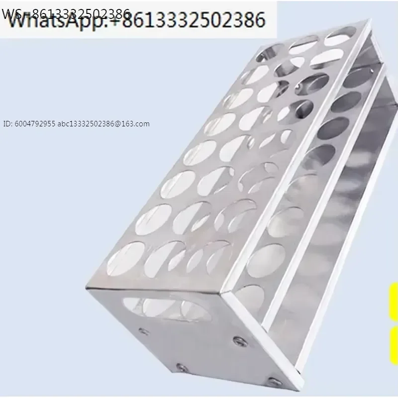 Aluminum test tube rack 12-hole, 24-hole and 40-hole laboratory supplies stainless steel plastic multifunctional test tube