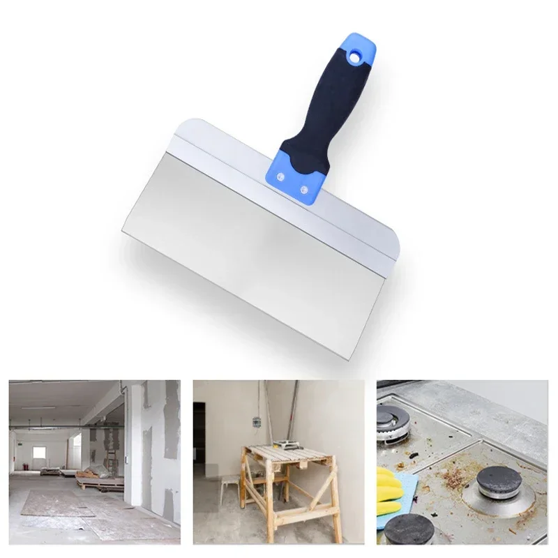 1PC Putty Knife Stainless Steel Scraper For Repair Fill Wall Reusable Cleaning Scraping Plaster Hand Tools