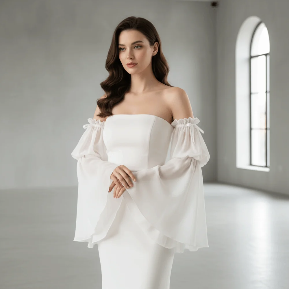 1-par-de-mangas-falsas-de-tecido-chiffon-formato-flare-cobre-bracos-de-malha-transparente-faixa-elastica-respiravel-macio-punhos-removiveis-para-combinar-com-vestidos