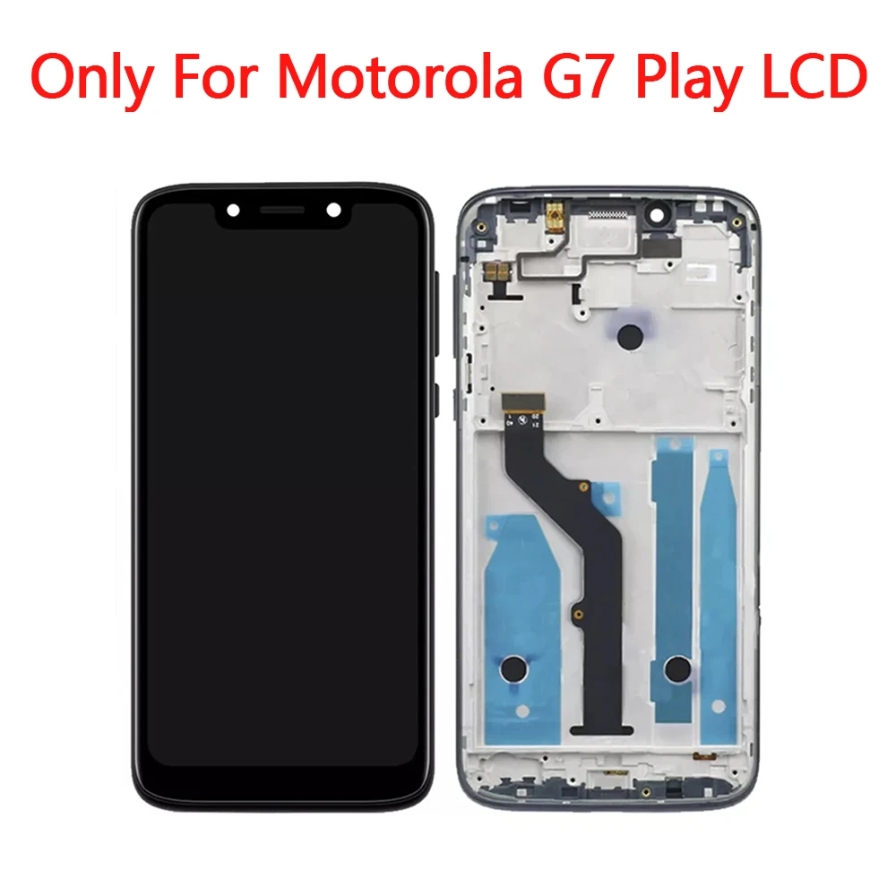 AMOLED Screen For Motorola Moto G7 Play XT1952-4 Lcd Display Touch Screen Digitizer Assembly Replacement For Moto G7 Play LCD