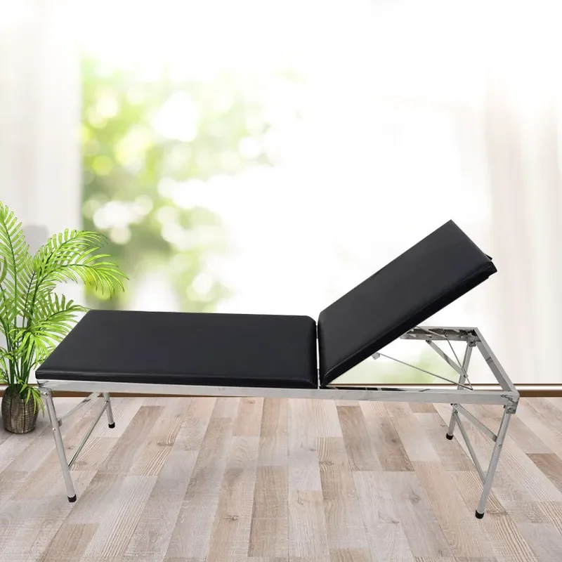 Multifunctional Stainless Steel Medical Examination Bed Hospital Outpatient Folding Beauty Bed Direct From Manufacturer