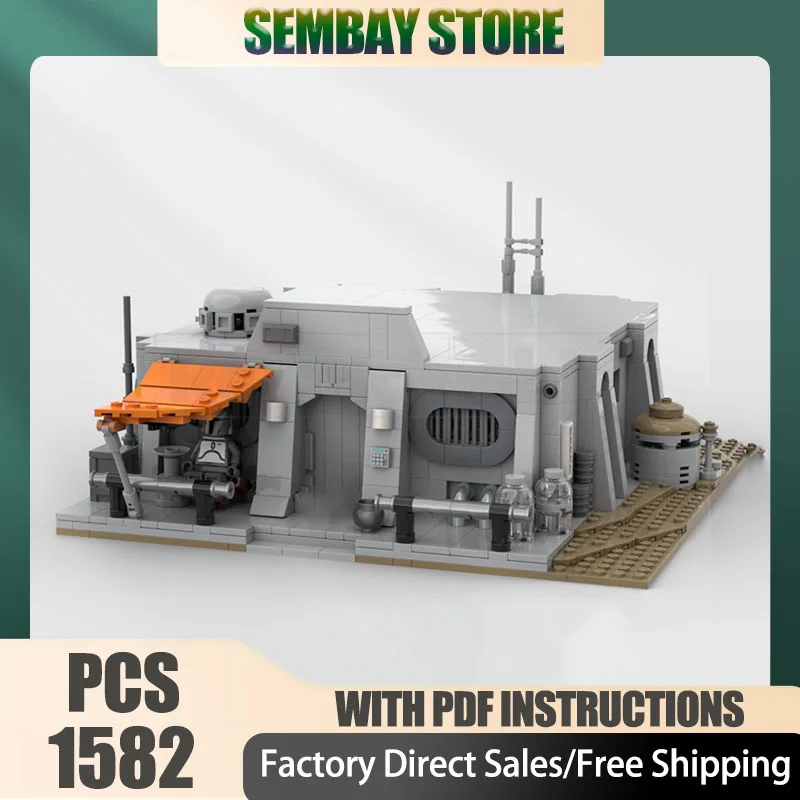 نجمة فيلم نموذج Moc قوالب بناء وحدات بسيطة منزل صغير نموذج التكنولوجيا كتل عيد الميلاد لتقوم بها بنفسك لعبة هدايا البناء