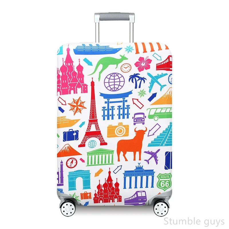 

Эластичный защитный чехол для чемодана: износостойкий, моющийся, пылезащитный, надежный аксессуар для путешествий, для отпуска и деловых поездок