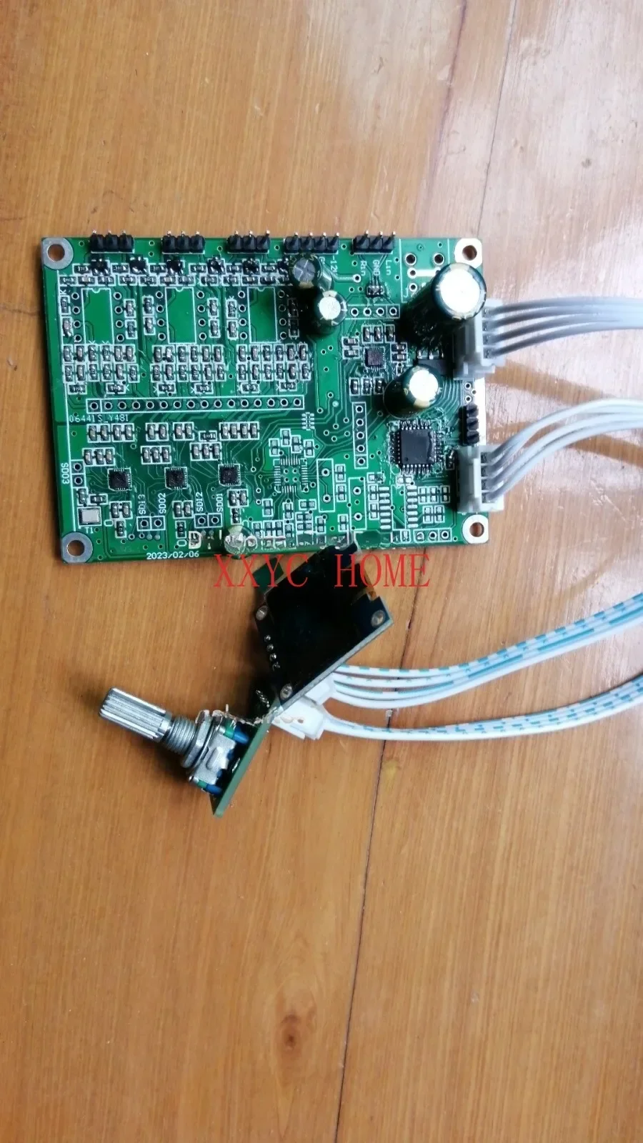 Electronic Crossover Board Active Three-way Crossover Board DSP Parametric Equalization Board 6-channel PEQ