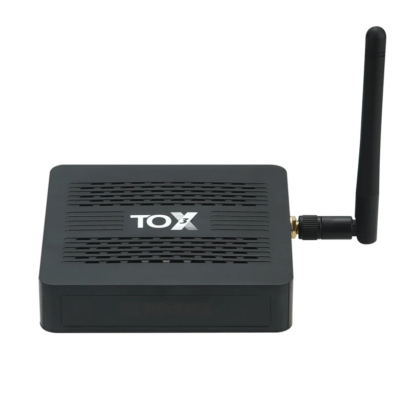 TOX3 Android 11 TV Box Dual Wifi LAN 1000M BT4.1 4K Top Box Amlogic S905X4 4GB 32GB 2.4G/5G EU Plug