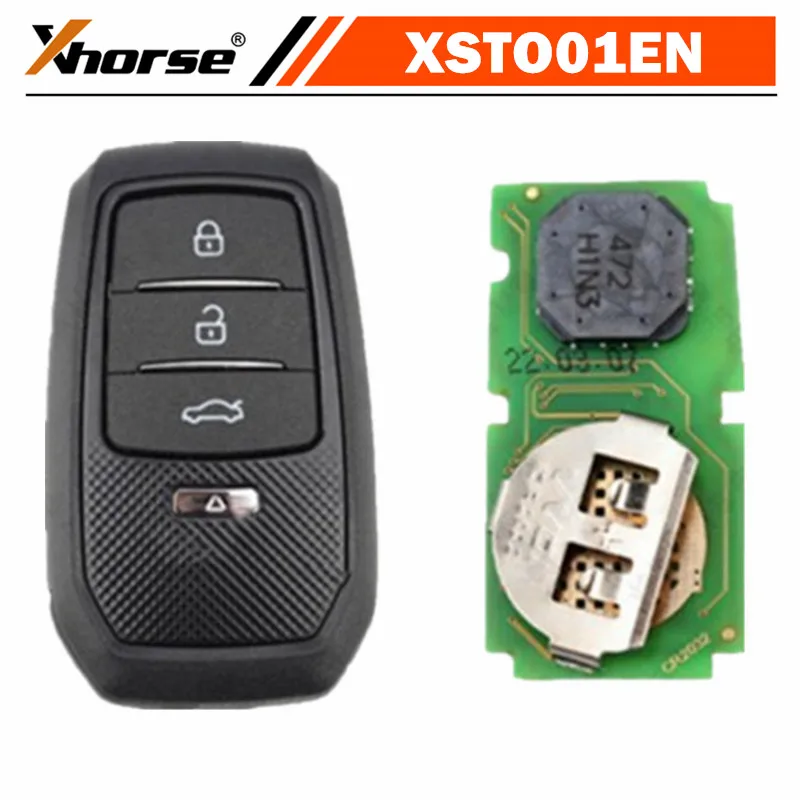 1 sztuk/partia Xhorse XSTO01EN TOY.T dla Toyota XM38 inteligentny klucz z obudową klucza wsparcie 4D 8A 4A