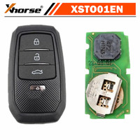 1PCS/LOT Xhorse XSTO01EN TOY.T for Toyota XM38 Smart Key with Key Shell Support 4D 8A 4A