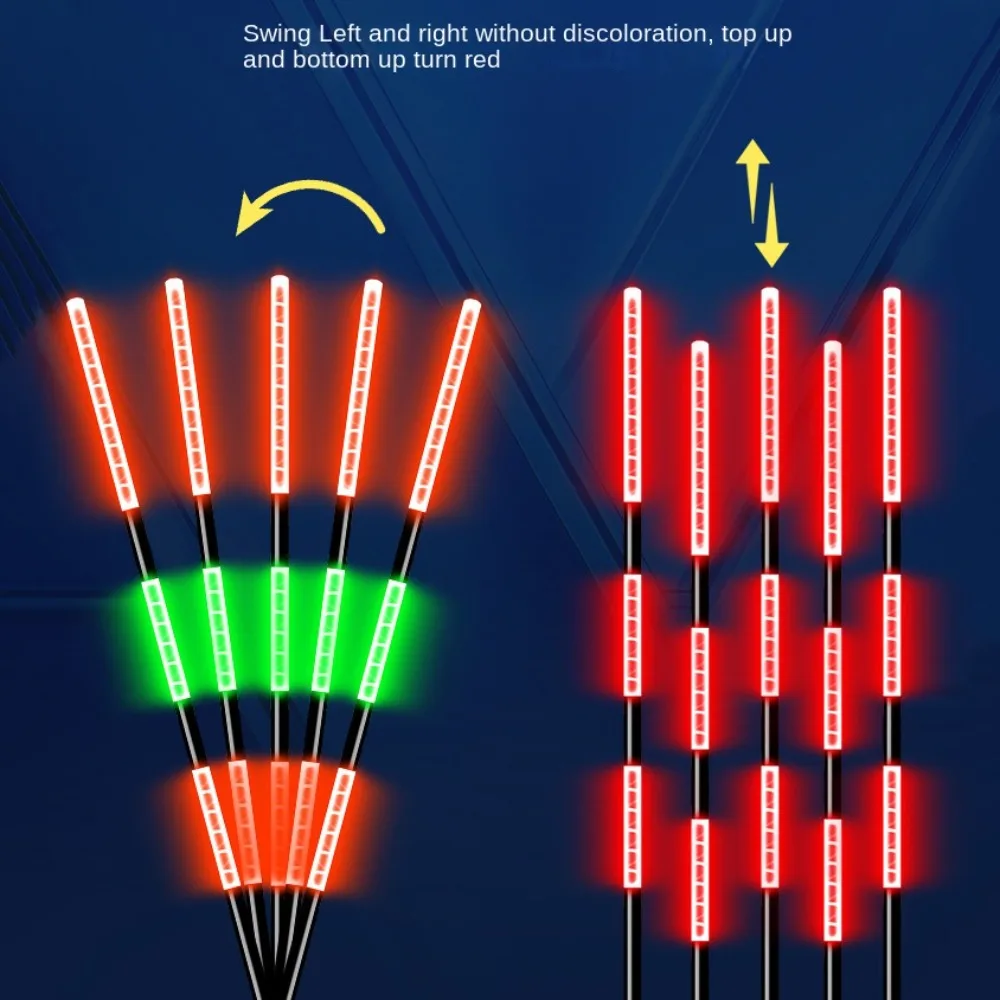 High Quality Indicator Electronic Fishing float Slip Drift Tube 2 Light Light Float Buoy Strike Bobbers Night fishing view 3