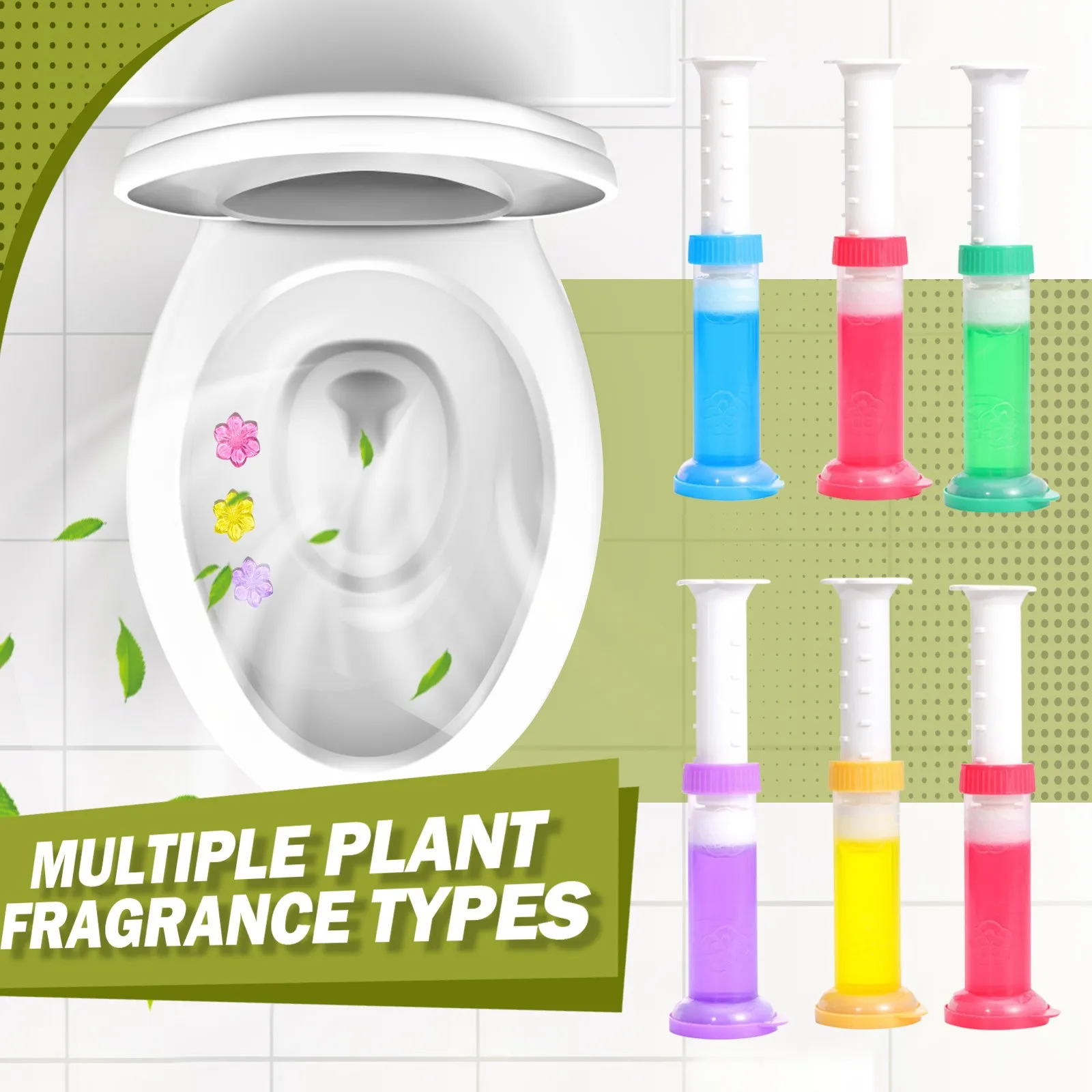 Flower Toilet Cleaner Gel Syringe Aromatic Drain Toilet Cleaning Products Air Freshener Remove Odors Home Bathroom Tools