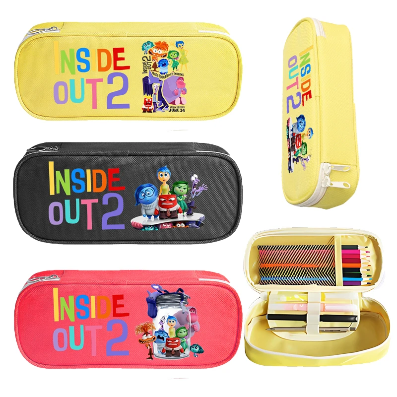 صندوق أقلام رصاص مطبوع أنيمي للأطفال ، أدوات قرطاسية كرتونية ، قلم رصاص للفتيان والفتيات ، مستلزمات مدرسية ، هدايا أعياد الميلاد ، من الداخل والخارج 2