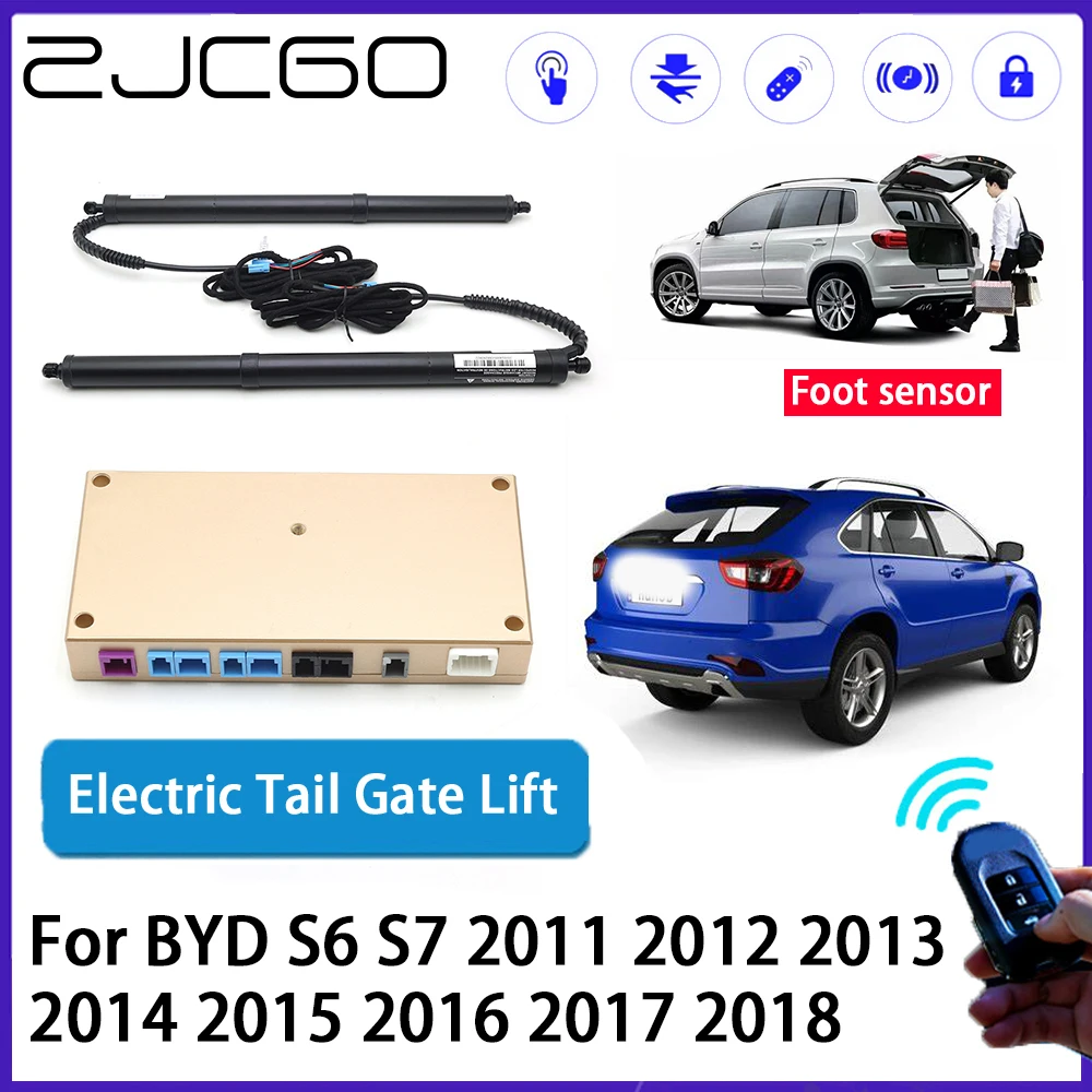 

ZJCGO Car Auto Trunk intelligent Electric Tail Gate Lift Automatic Tailgate Opener for BYD S6 S7 2011~2018