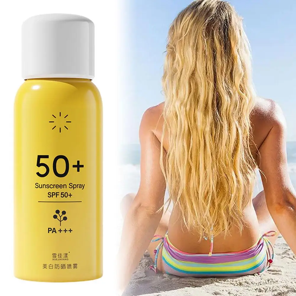 UVA/UVB Sun Protection - Sunscreen Spray SPF 50+, Water Resistant Fast Absorbing Sunscreen Body Spray Mist For Face & Body