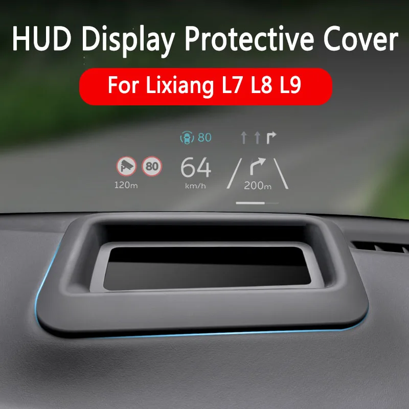 Car HUD Display Protective Cover for Li Lixiang L8 L7 L9 High Definition Transparency Frame Protection Interior Accessories