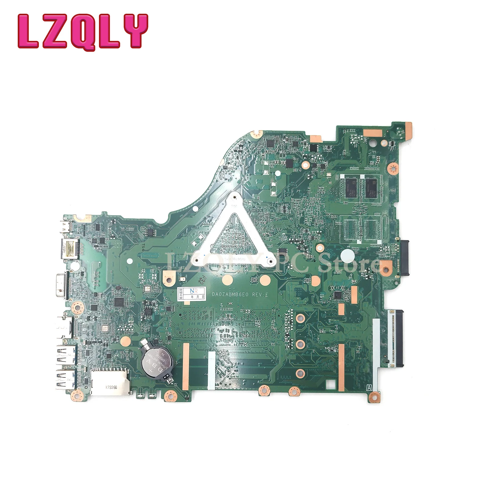 For Acer Aspire E5-523 E5-553 E5-523G Laptop Motherboard DA0ZABMB6E0(ZAB) With AMD A6-9210/ A9-9410 CPU 2GB RAM DDR4