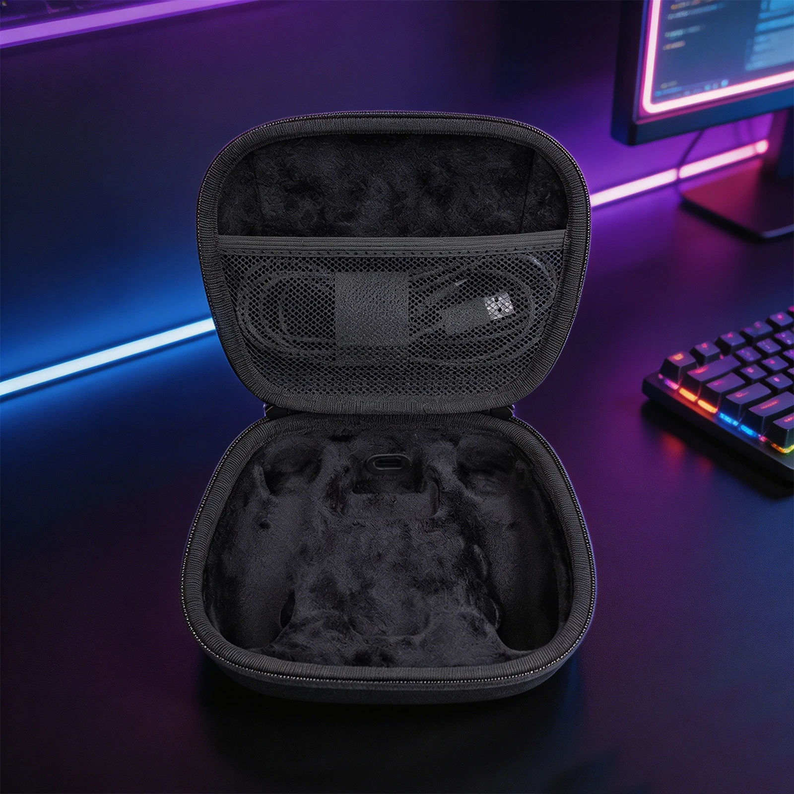 EVA Hard Controller Carrying Case Fit for Steam Controller2 Accessories Protective Travel Case Scratch-Resistant Dustproof